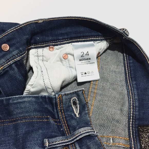 MOTHER The Cruiser "Rough It Up" Flair Jeans 24 - Picture 11 of 13